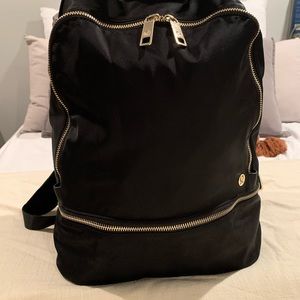 Lululemon City Adventure Backpack *Matt Black with Gold Hardware* *BRAND NEW*